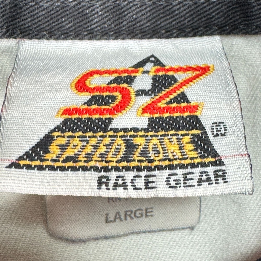 Speed Zone Race Gear Kymco Racing Pit Crew Shirt Mens L Colorblock Embroidered - Picture 3 of 12